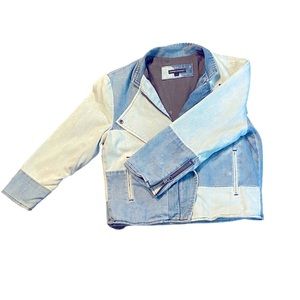 Citizens of Humanity vagabond denim moto jacket.